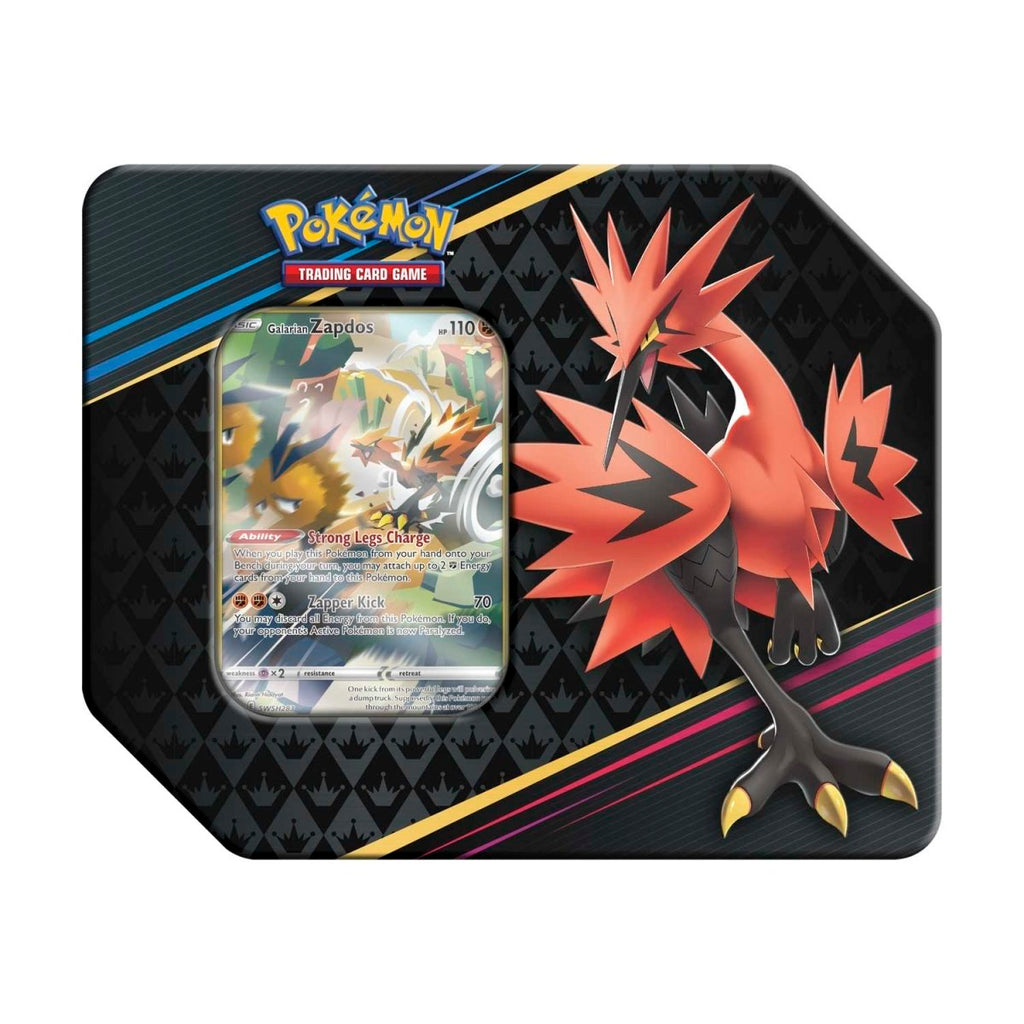 Pokemon Crown Zenith Tin (Galarian Zapdos)