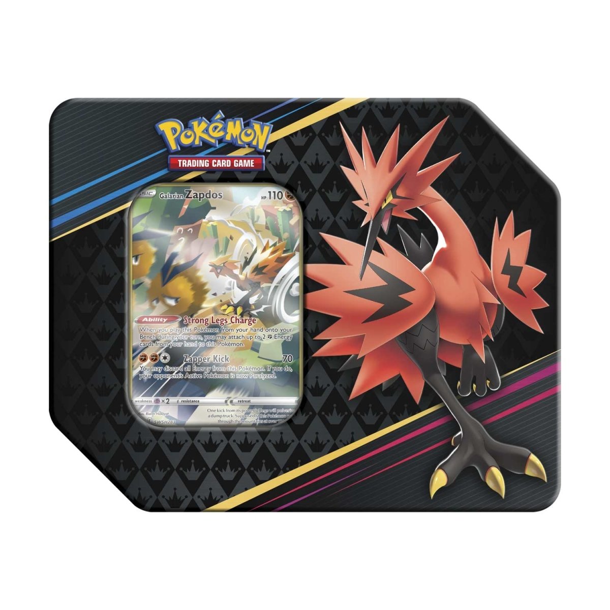 Pokemon Crown Zenith Tin (Galarian Zapdos)